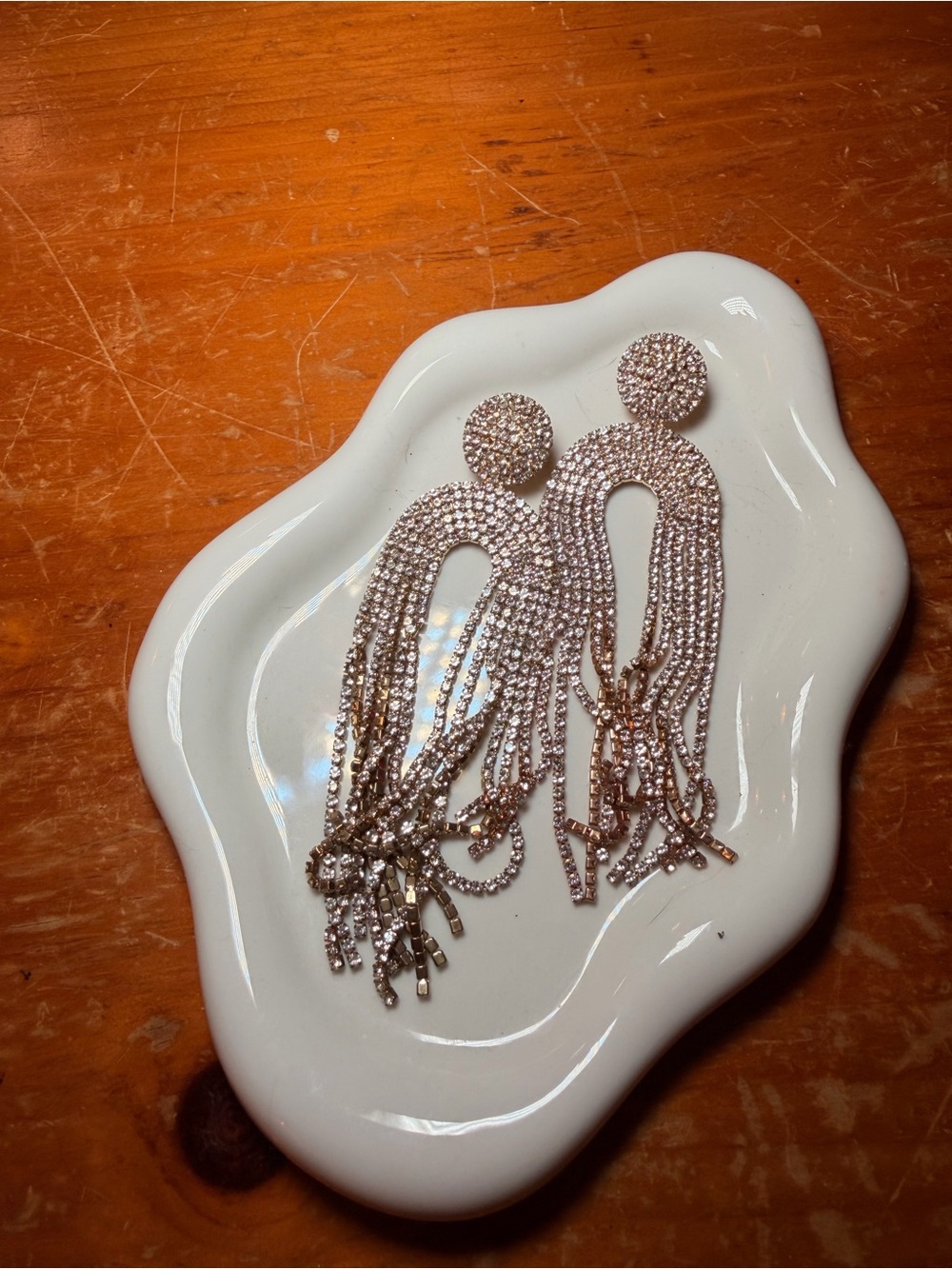 Statement Rhinestone Drag/Pageant Earrings and Ear Cuff Bundle ✨ - Picture 4 of 7